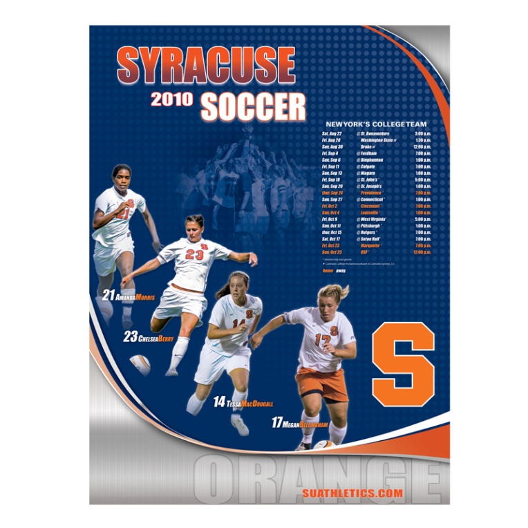 Syracuse Athletics Poster Template